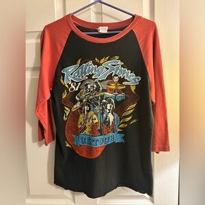 The Rolling Stones Raglan tee by Madeworn-